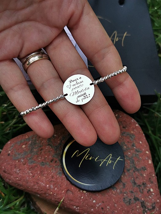 Brățară Inimă de Cadru Didactic - Bănuț de 22mm [3]