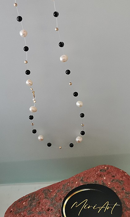 Colier Iluzie – 8 sfere 2,5mm [3]