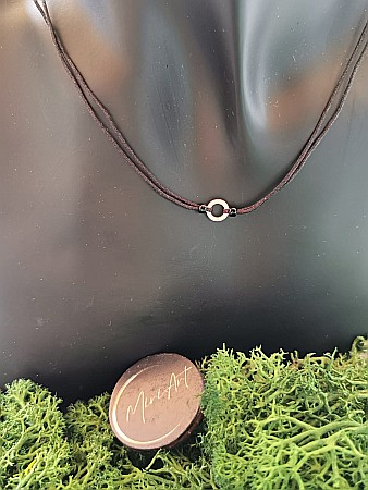 Aur 14k - Colier Cerculeț