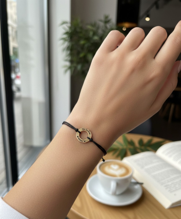 Argint 925 - Brățara Cerc - Te iubim mami