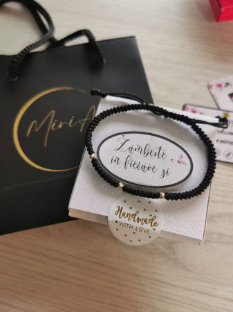 Brățara Stele de Catifea 3 Sfere Aur 3mm [0]