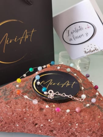 Argint 925 - Colier Grație Cromatică