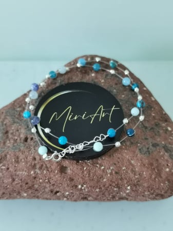 Argint 925 - Colier Grație Marină