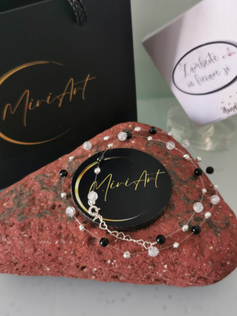 Argint 925 - Colier Grație Nocturnă