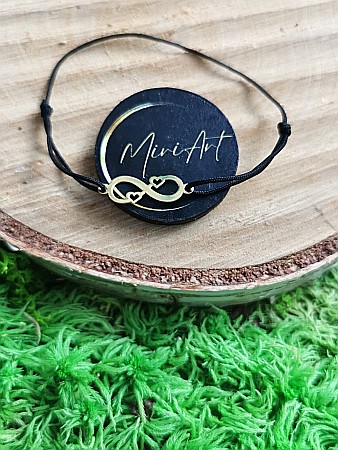 Bratara Infinit cu 2 inimi [0]