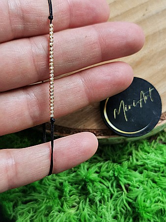 Brățara 25 Sfere Aur 1,8mm [1]