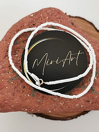 Aur 14k - Colier Albul Etern