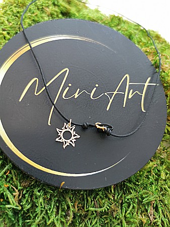 Aur 14k - Colier Soare