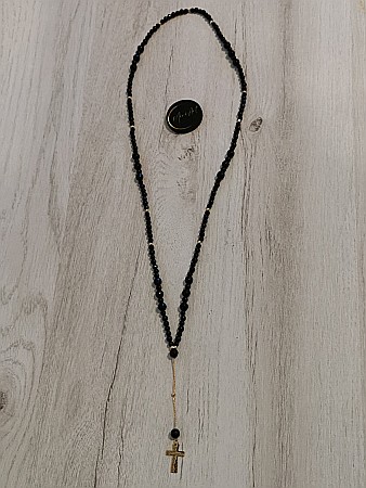 Bijuterii gravate - Colier Crucifix - Cruce Tatăl Nostru