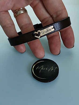 Brățara Te iubim! - Plăcuță Inimă [2]