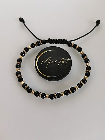 Aur 14k - Brățara Contrast Magnetic