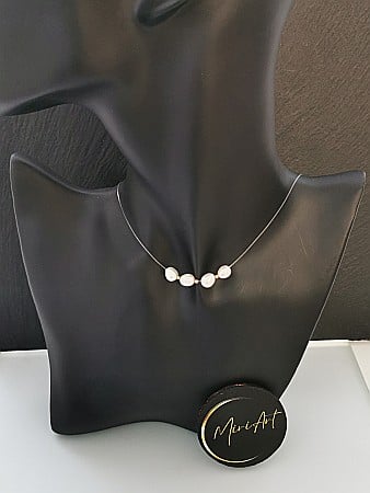 Aur 14k - Colier Fericire - Perle de Cultură