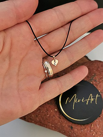 Colier Inimă cu inițiala C [1]