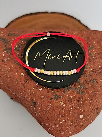 Argint placat cu aur - Brățara Toho Chic