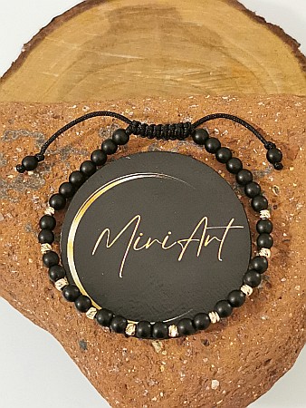 Aur 14k - Brățara Eleganță Mată