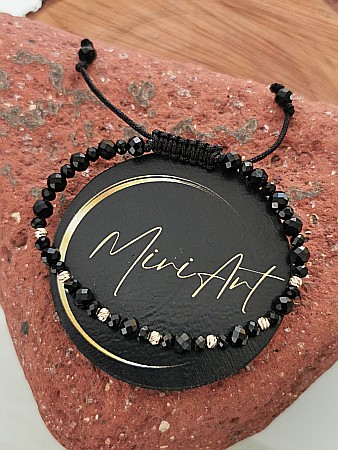 Brățara Negru Cristal