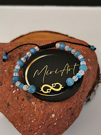 Brățara Ocean de Iubire - Infinit cu 2 inimi [0]