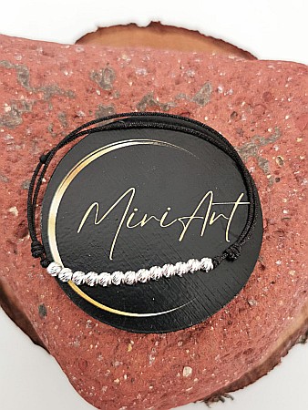 Brățara 13 Sfere Argint 3mm [2]