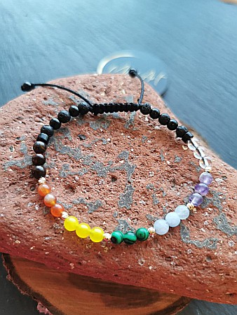 Aur 14k - Brățara 7 Chakre – Aur și Echilibru