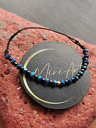 Brățara Cer Vibrant 1 Sferă Aur 2,5mm [2]