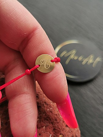 Brățara Bănuț 12mm - Inițiala C [1]