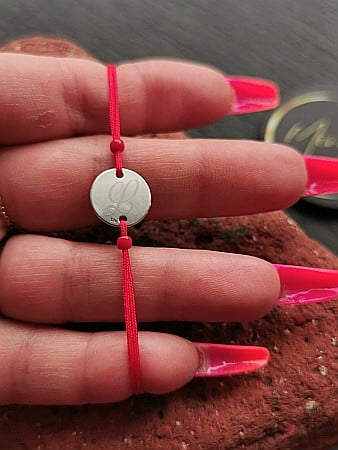 Brățara Bănuț 12mm - Inițiala L [1]