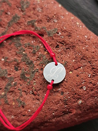 Brățara Bănuț 12mm - Inițiala L [0]