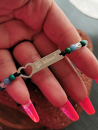 Brățara Ecou de Iubire - Plăcuță Inimă [1]