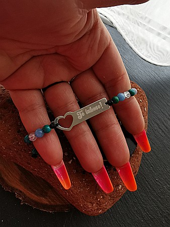 Brățara Ecou de Iubire - Plăcuță Inimă [3]