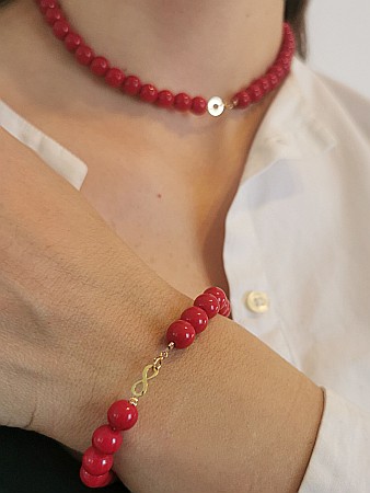 Set Bijuterii Roșu Divin - Cerculeț - Infinit mic [0]