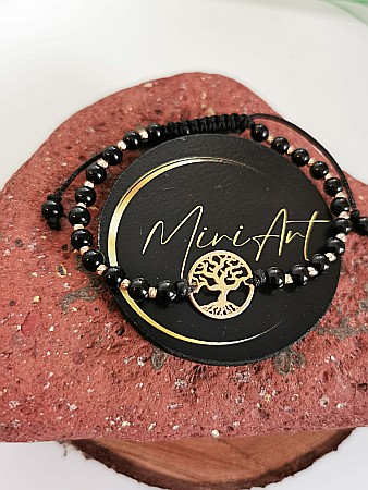 Brățara Ocrotitorul Vieții - Copacul Vieții 20 Sfere Aur 2mm [0]