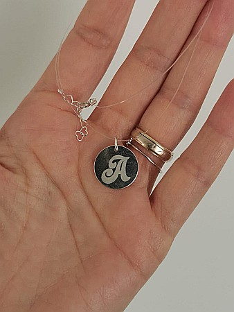 Colier Inițiale Prețioase - Bănuț 16mm [3]