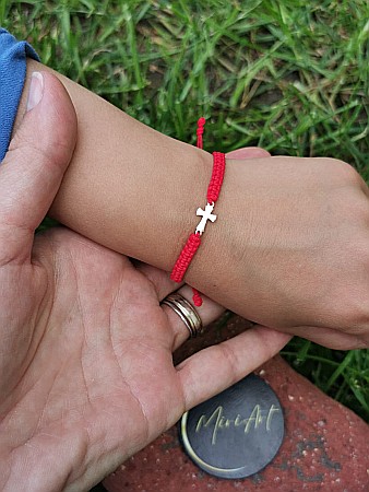 Brățara împletită Culoare de Har - Cruce 12mm [0]