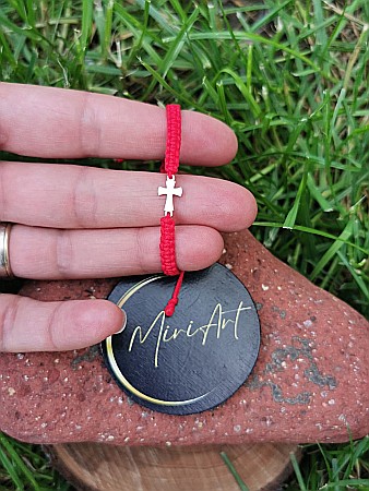 Brățara împletită Culoare de Har - Cruce 12mm [3]