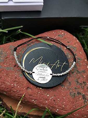 Brățară Inimă de Cadru Didactic - Bănuț de 22mm [0]