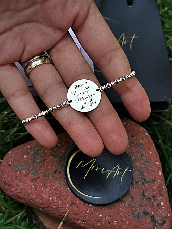 Brățară Inimă de Cadru Didactic - Bănuț de 22mm [2]