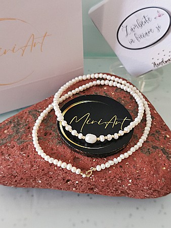 Aur 14k - Colier Perla Mării – Perle de Cultură