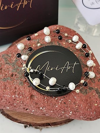 Colier Iluzie 10 Sfere Aur 3mm [1]