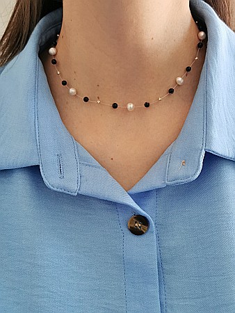 Colier Iluzie – 8 sfere 2,5mm [3]