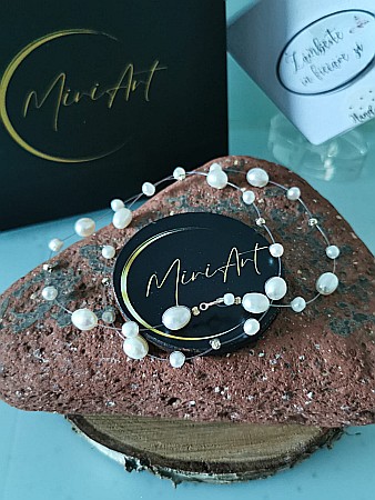 Aur 14k - Colier Roua Perlată - Perle de Cultură