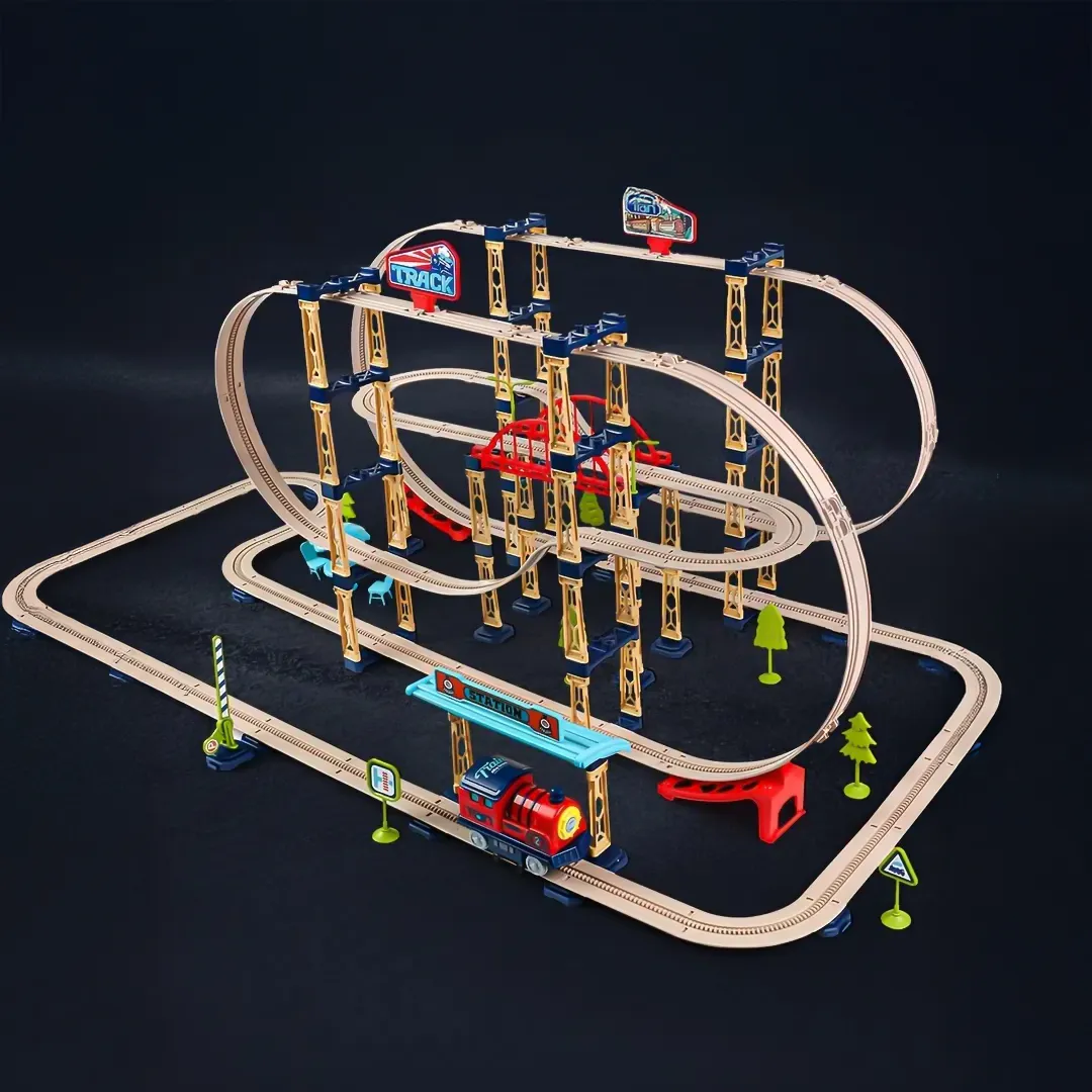 Set Trenulețe 217 Piese – Pistă Electrică [3]