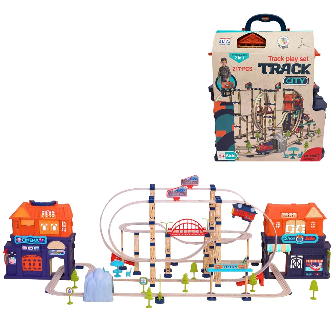 Set Trenulețe 217 Piese – Pistă Electrică [2]