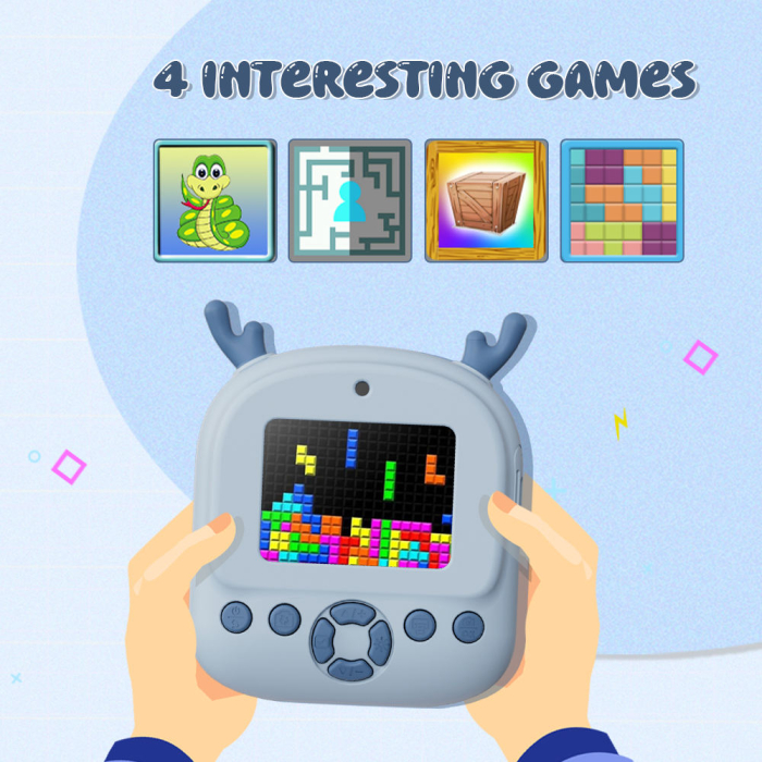 Cameră Foto Digitală pentru Copii cu Imprimantă Termică Instant [4]