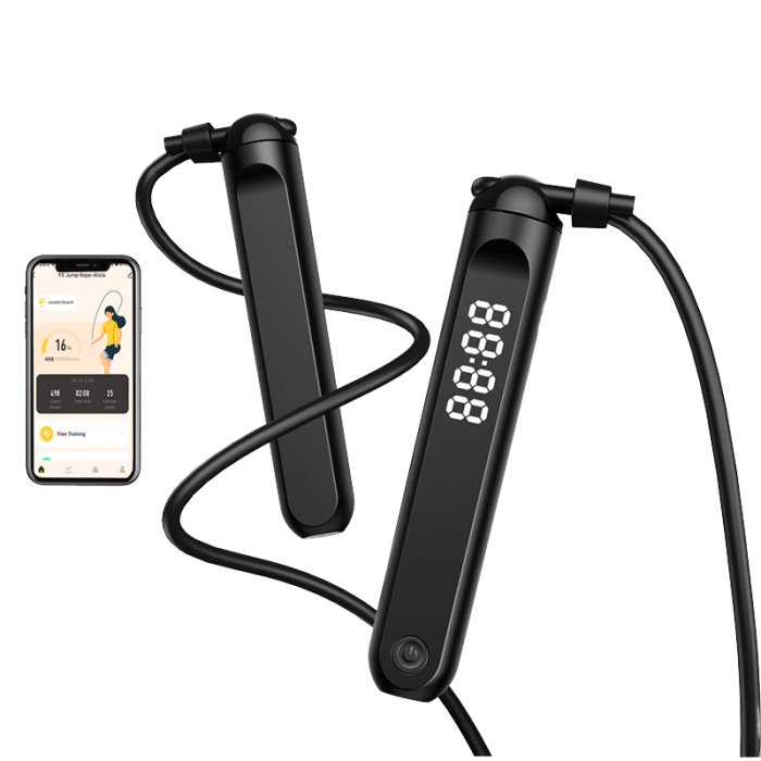 Coardă Smart 2-în-1 (Cu/Fără Cablu) – Bluetooth, cu aplicație pentru smartphone [3]