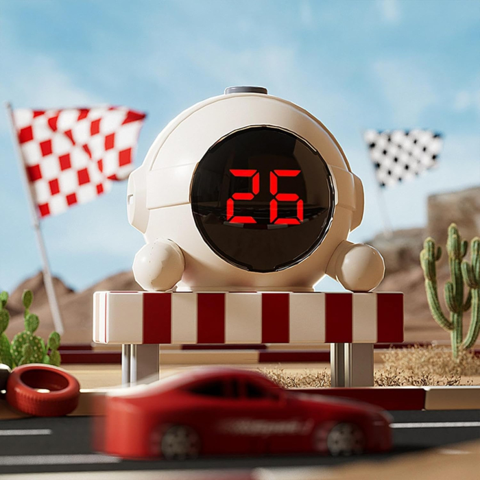 Consolă Jocuri Curse 3D cu Volan pentru Copii [3]