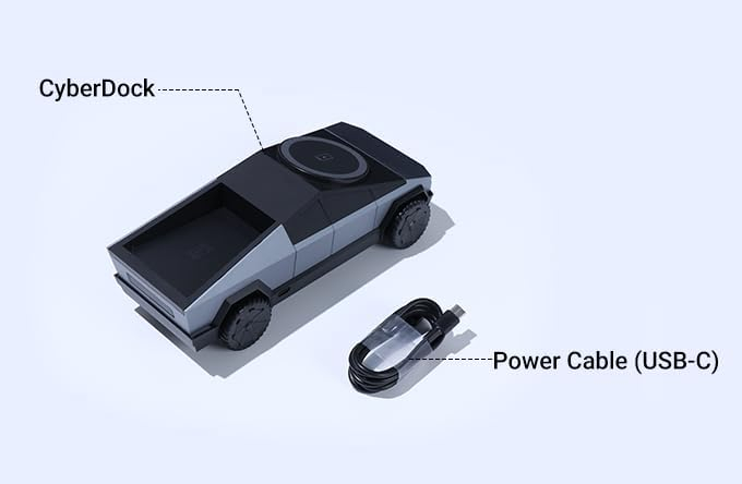 Dock de încărcare wireless 3 în 1, stil Cybertruck [3]