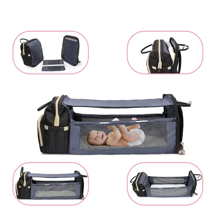 Ghiozdan multifuncțional și extensibil cu pătut pliabil [3]