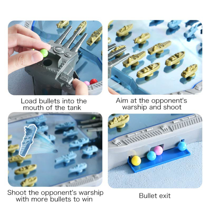 Joc Battleship cu Avioane de Vânătoare – Set Lansare Bile cu Ținte [3]