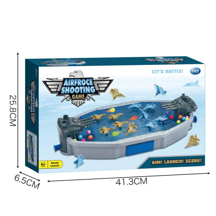 Joc Battleship cu Avioane de Vânătoare – Set Lansare Bile cu Ținte [2]