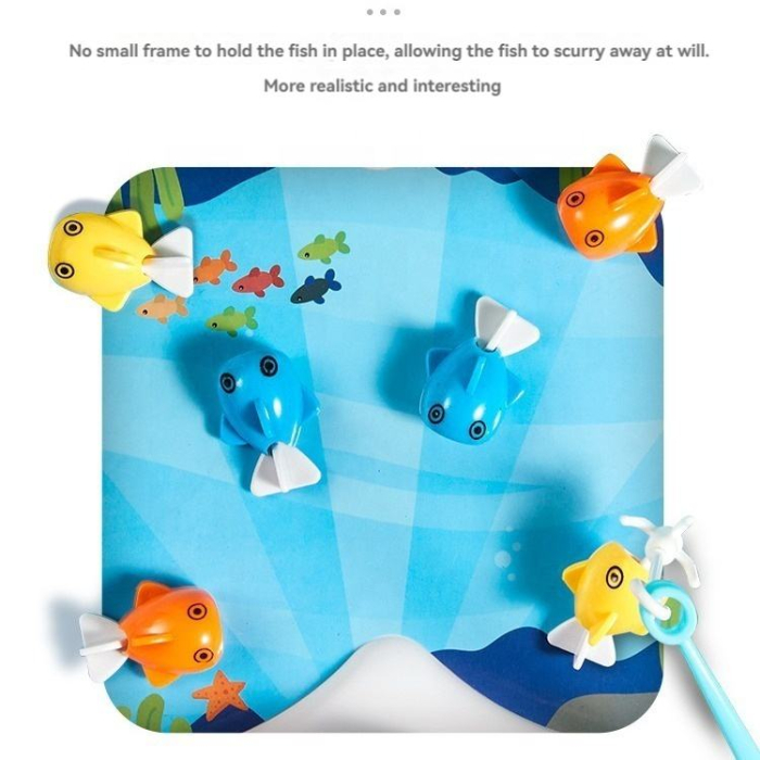Joc de Pescuit pentru Copii – Set Multifuncțional cu Peștișori Rotitori [6]